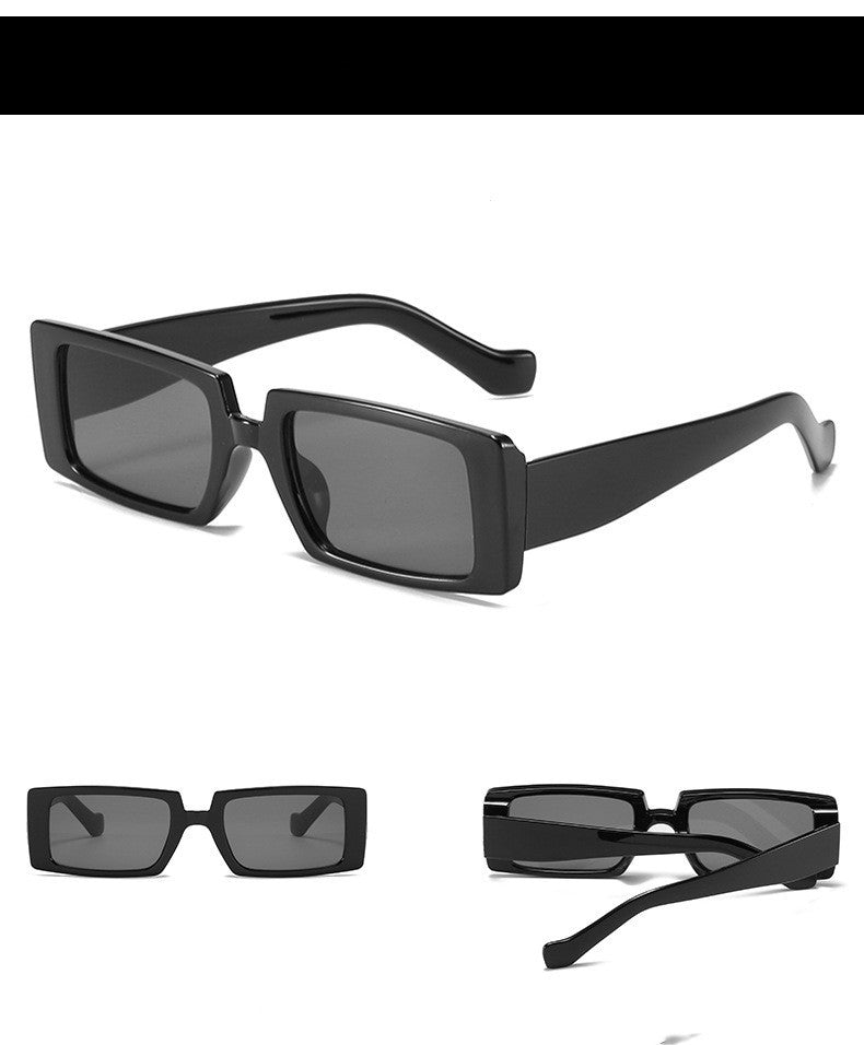 Womens Square Sunglasses European Inspired Fashion Eyewear Acetate Lenses PC Frame Stylish Sun Glasses For Women