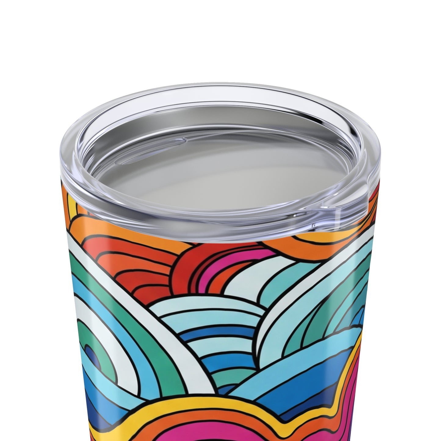 20oz Stainless Steel Tumbler With Double Wall Vacuum Insulation Leak Proof Durable Hot Cold Beverage Printed