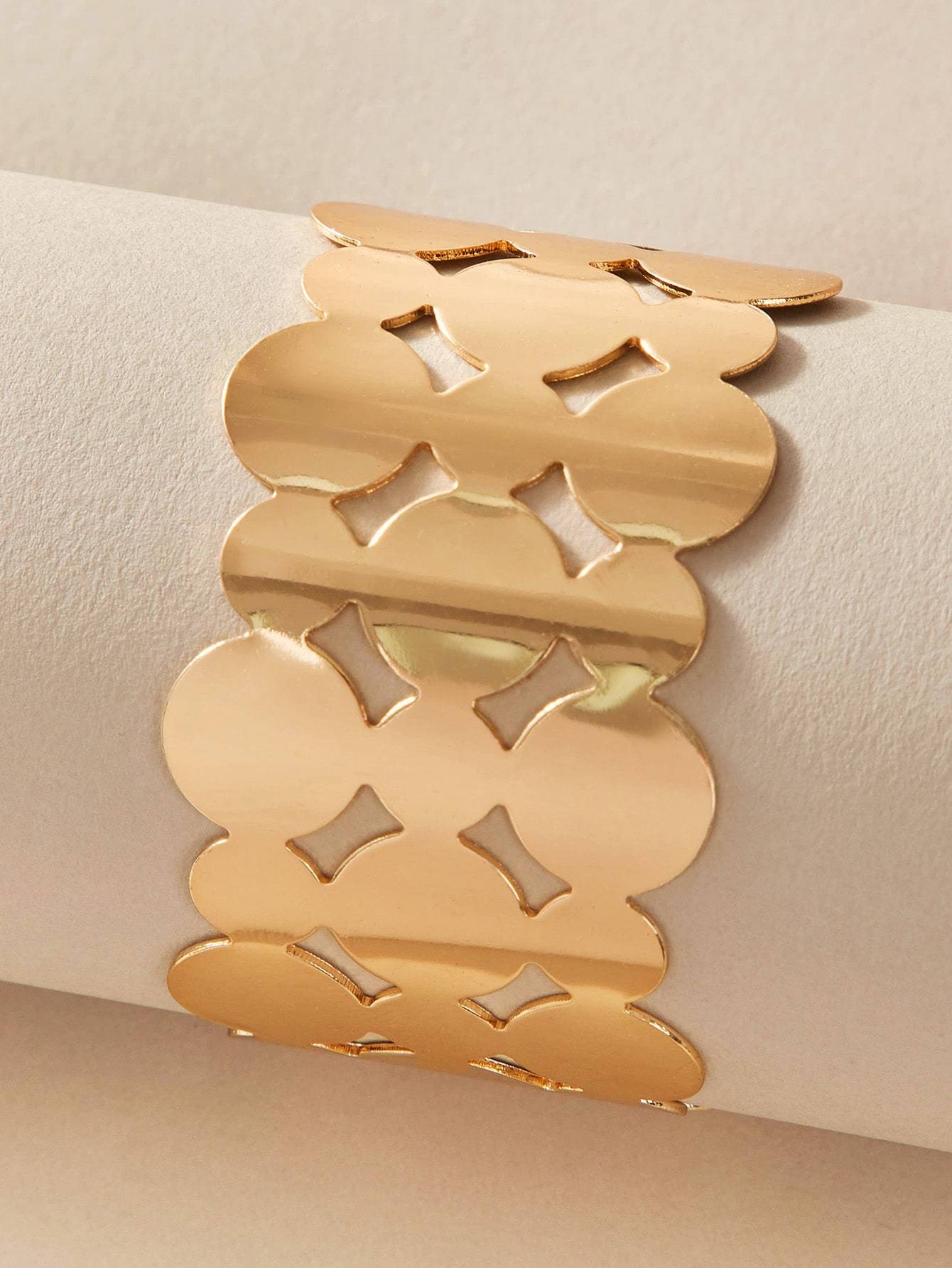 Womens Open Cuff Bangle Bracelet Alloy Silver Plated Gold Plated European American Jewellery Fashion Accessory