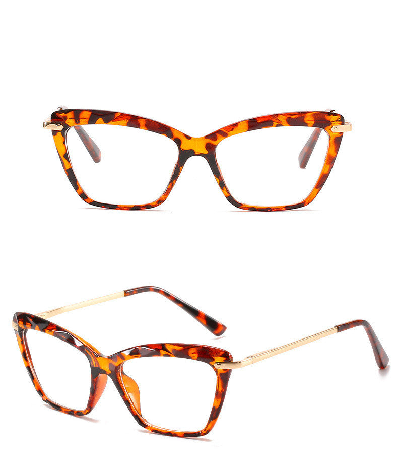 Womens Triangle Sunglasses Lightweight Full Frame Flat Mirror Glasses TR90 Frame Sun Glasses Durable UV Lenses