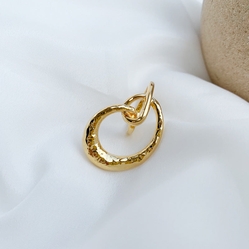 Micro-Inlaid Zircon Index Finger Ring