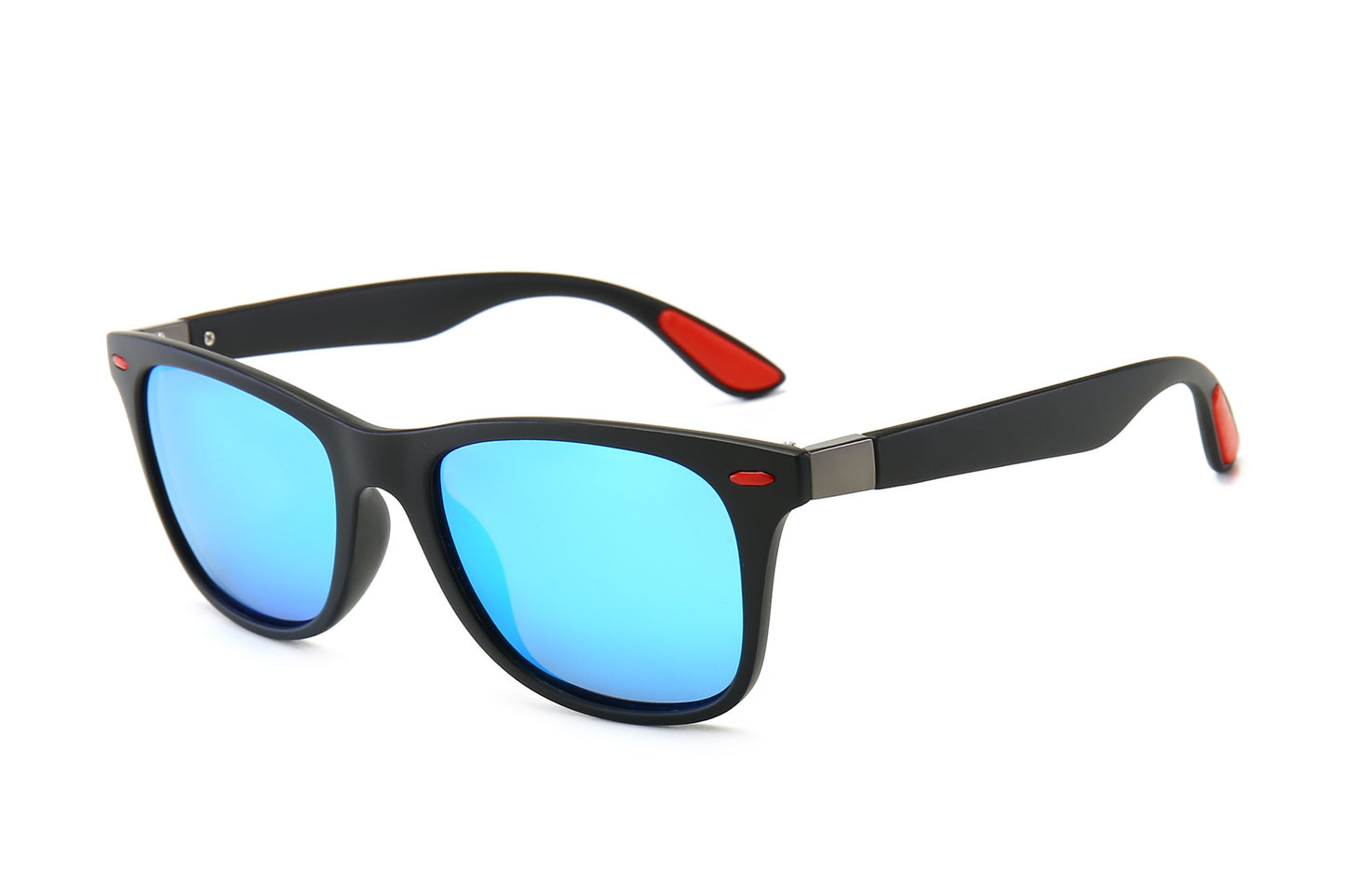 Adult Retro Round Sunglasses Polarized UV400 PC Lens Black Frame Unisex Timeless Style for Everyday Wear Daily