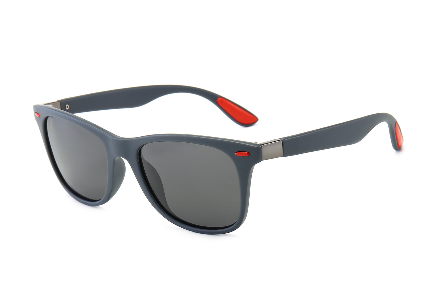 Adult Retro Round Sunglasses Polarized UV400 PC Lens Black Frame Unisex Timeless Style for Everyday Wear Daily