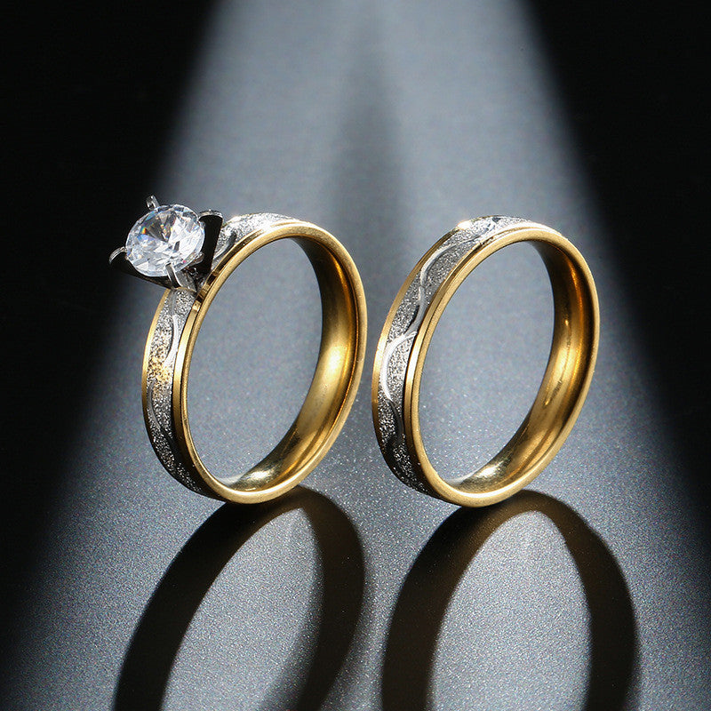 Womens Vintage Ring High Quality Alloy Ring Rhombus Diamond Inlay Jewelry Fashion Ring Elegant Everyday Styles