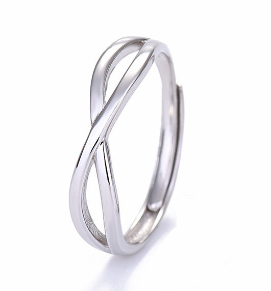 925 Silver Unisex Couple Rings Geometric Design For Men And Women Wedding Jewelry Gift For Couples Anniversaries