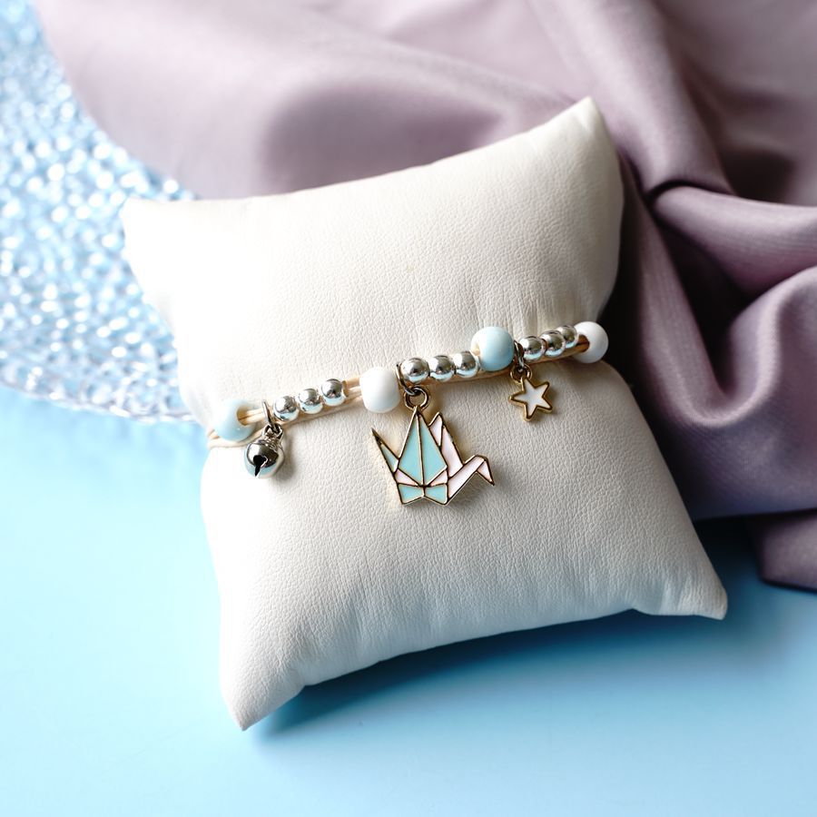 Ceramic Cartoon Bracelet Woven Alloy Jewelry Simple Beads Bracelet With Deer Rabbit Cat And Design Accessories