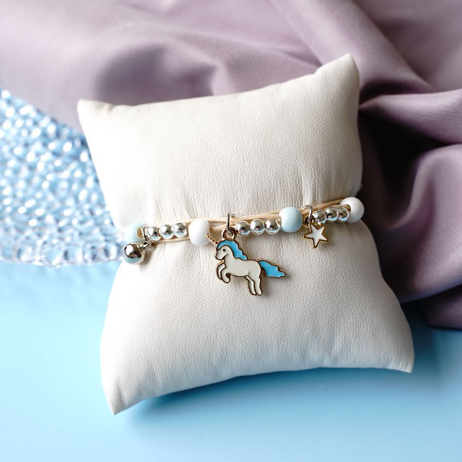 Ceramic Cartoon Bracelet Woven Alloy Jewelry Simple Beads Bracelet With Deer Rabbit Cat And Design Accessories