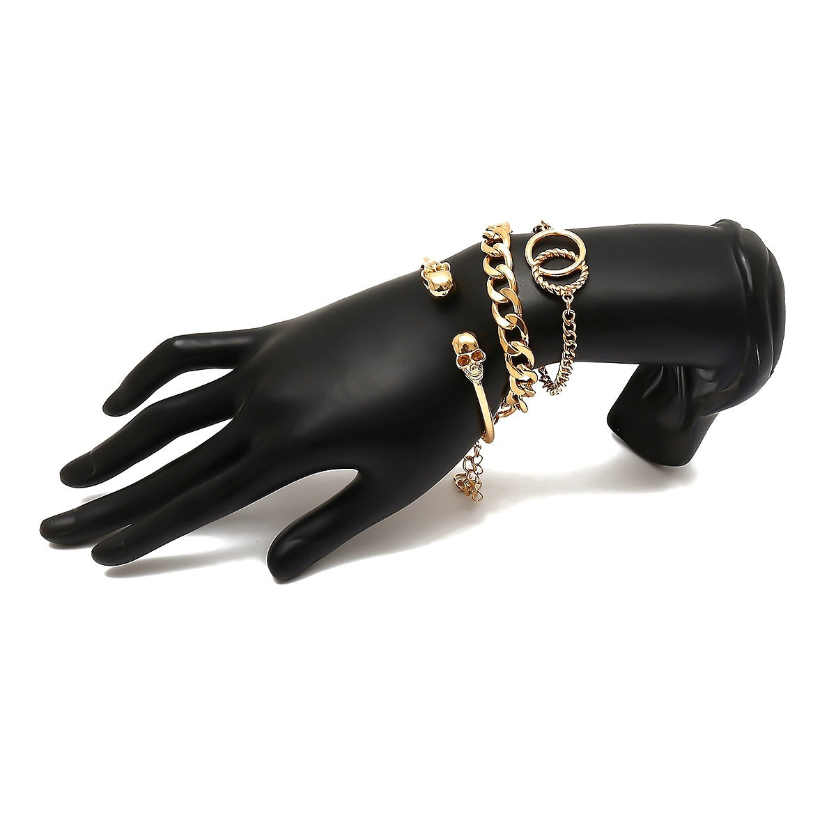 Womens Geometric Bracelet Set For Gold Color Alloy Hand Ornaments Travel Souvenirs Trade Fairs Promotions Gift