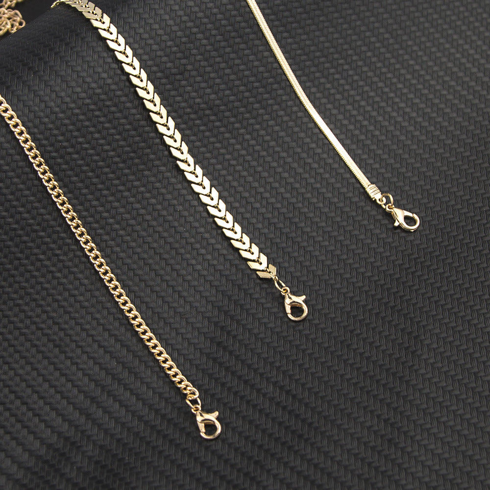 Womens Boho Anklet Charms Set Electroplated Alloy Ankle Bracelets Vintage Beach Travel Souvenirs Jewelry Trios