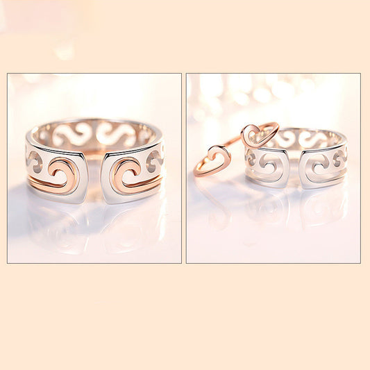 925 Silver Hoop Rings For Men And Women Geometric Earrings Rose Gold And Platinum Color Lightweight Daily Wear