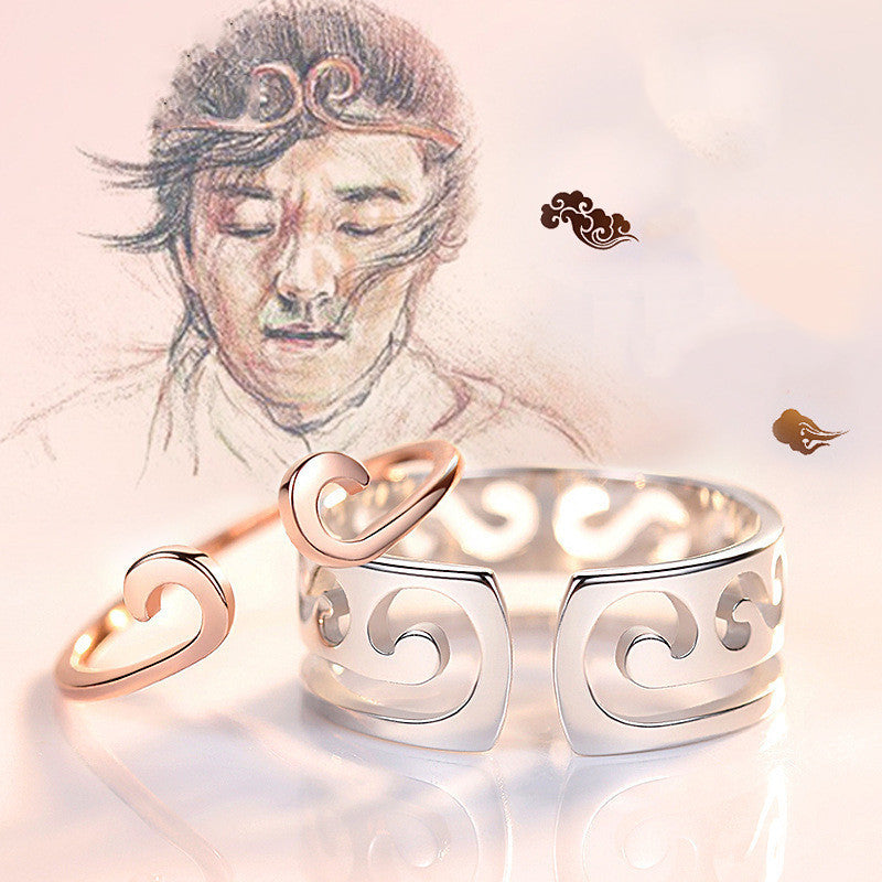 925 Silver Hoop Rings For Men And Women Geometric Earrings Rose Gold And Platinum Color Lightweight Daily Wear