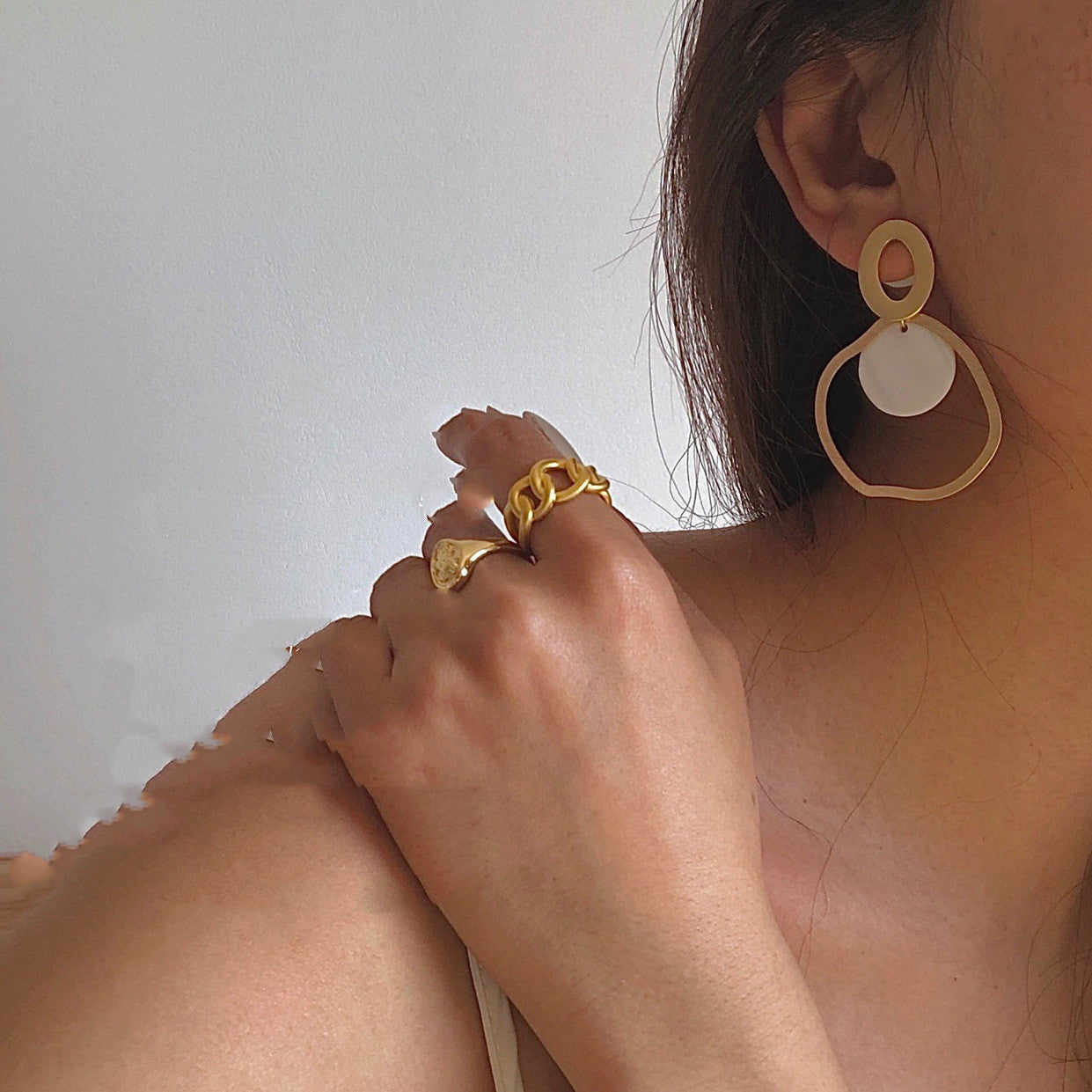 Sterling Silver Knotted Ring Adjustable Open Ring Geometric Jewelry Gift For Her Lightweight Daily New Touches