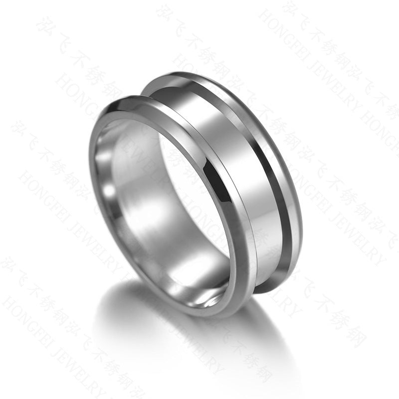Unisex Ring Handmade Stainless Steel Band Round Shape Shape Metal Design Gift For Him Or Her Customizable Gift