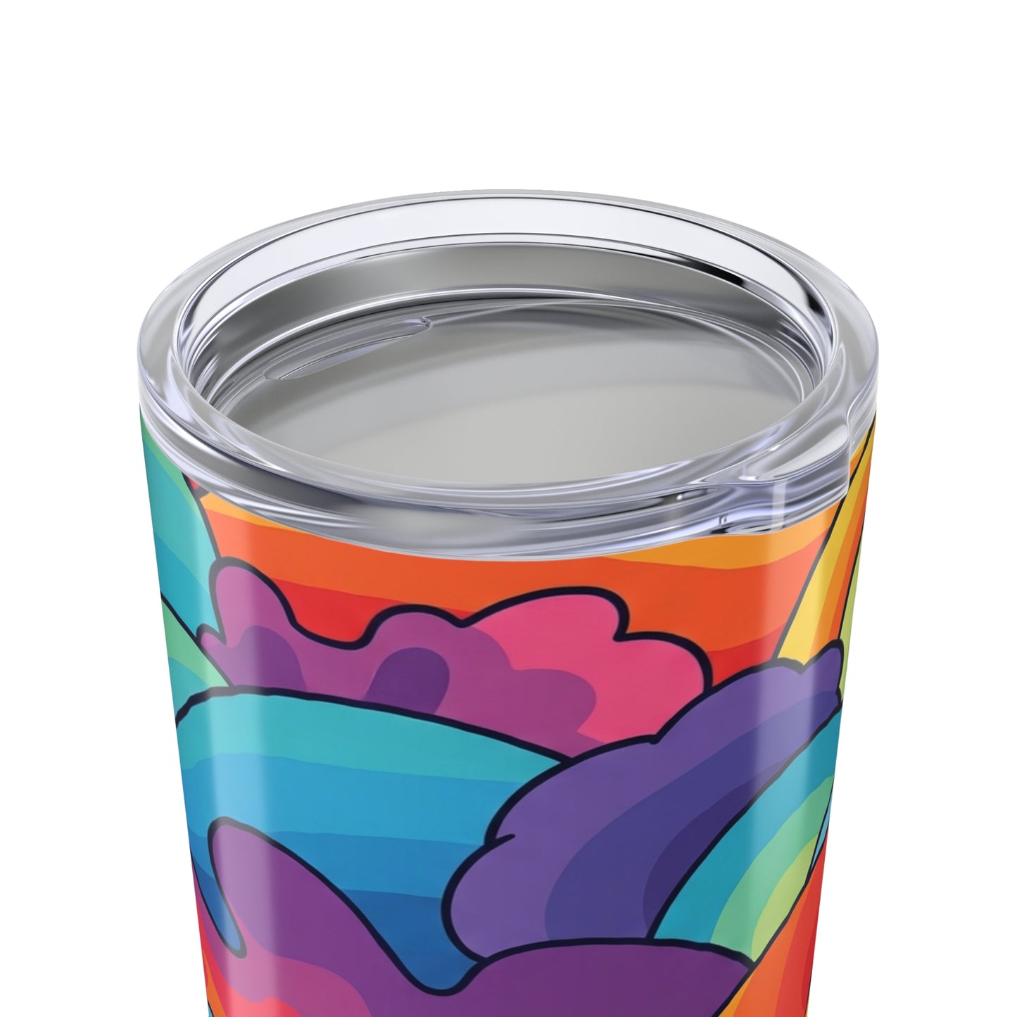 20oz Stainless Steel Printed Tumbler With Double Wall Vacuum Insulation Spill Resistant For Hot And Cold Drinks