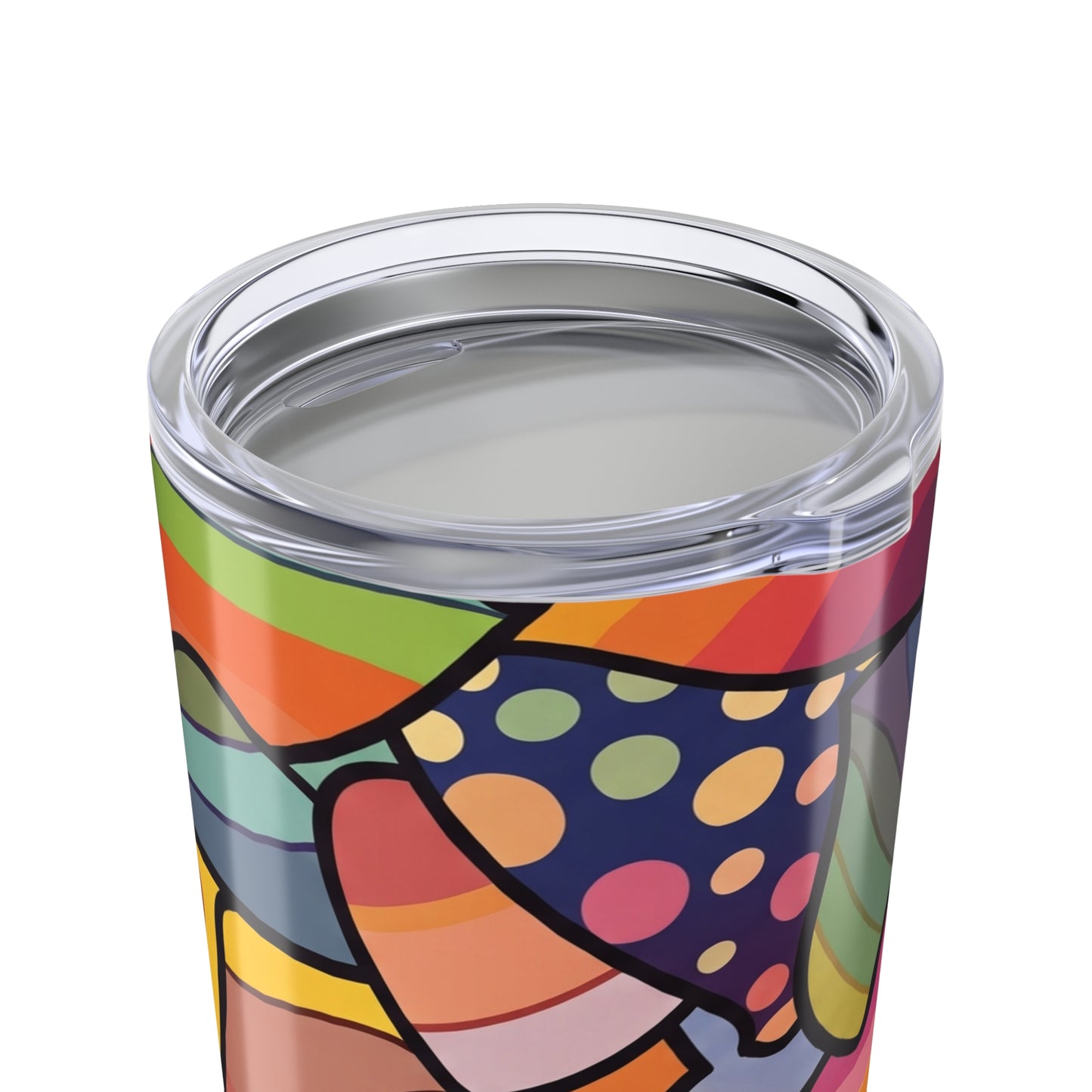 20oz Stainless Steel Tumbler With Artistic Printed Design Double Wall Vacuum Insulation Leak Proof Dishwasher Safe