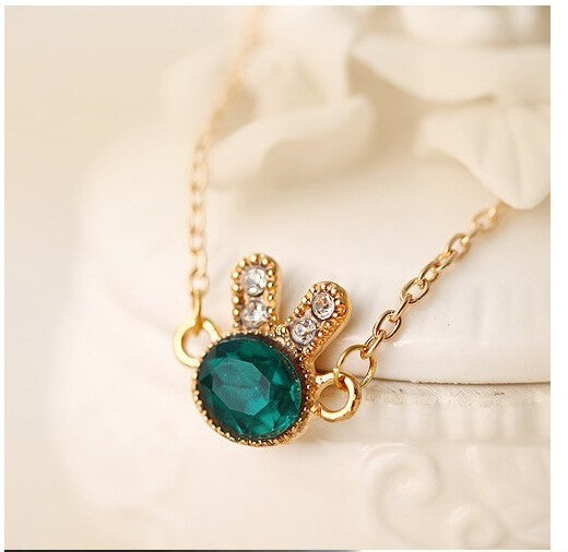 Unisex Rabbit Bracelet Zodiac Design Electroplated Alloy With Inlaid Gems Anniversary Gift For Business Simple Pro