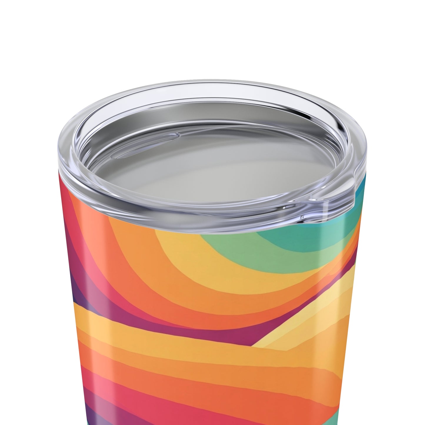 20 Ounce Stainless Steel Tumbler With Double Wall Vacuum Insulation For Hot And Cold Beverages Printed Design Leak