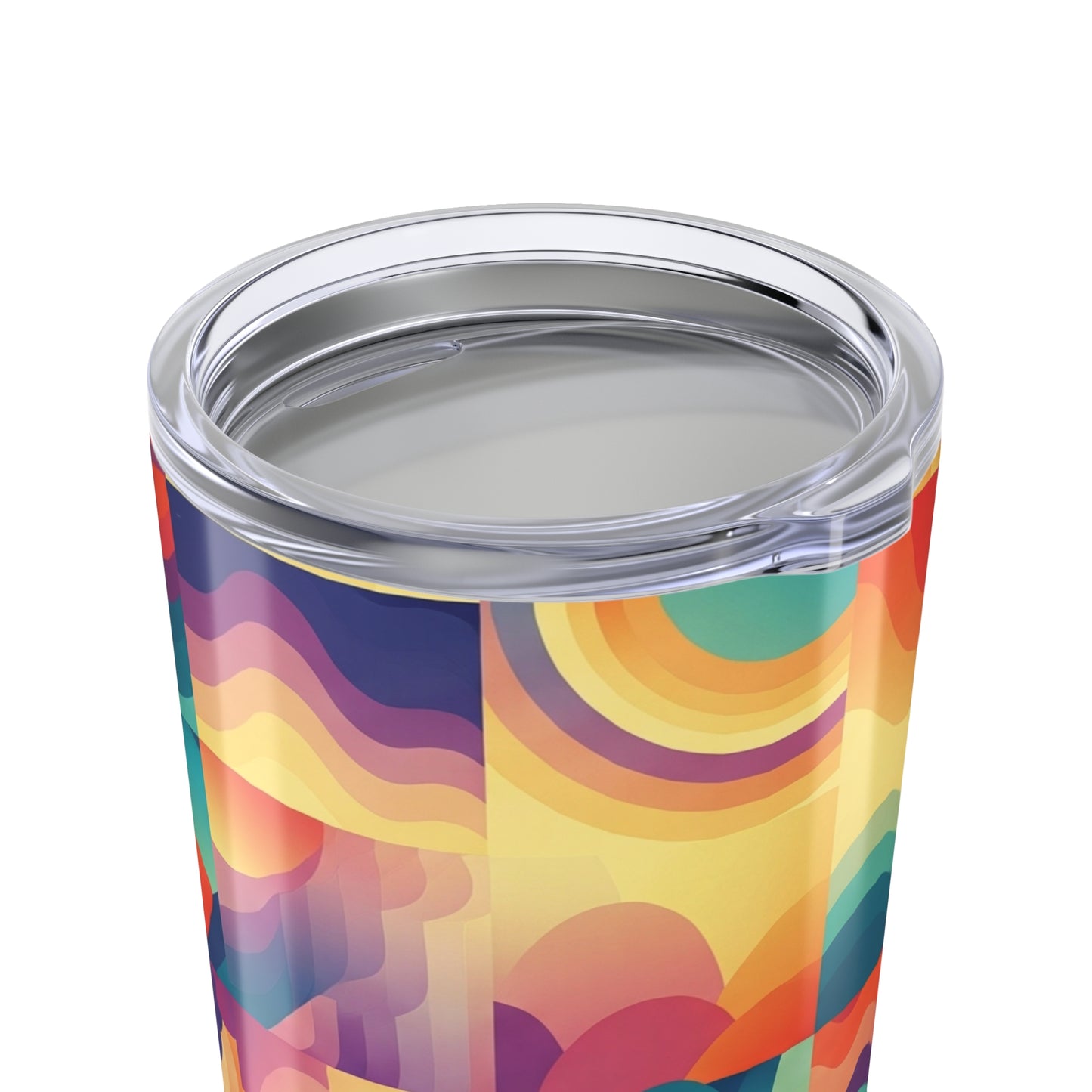 20oz Stainless Steel Travel Mug With Double Wall Insulation Leak Proof Printed Design And Durable Lid For Hot