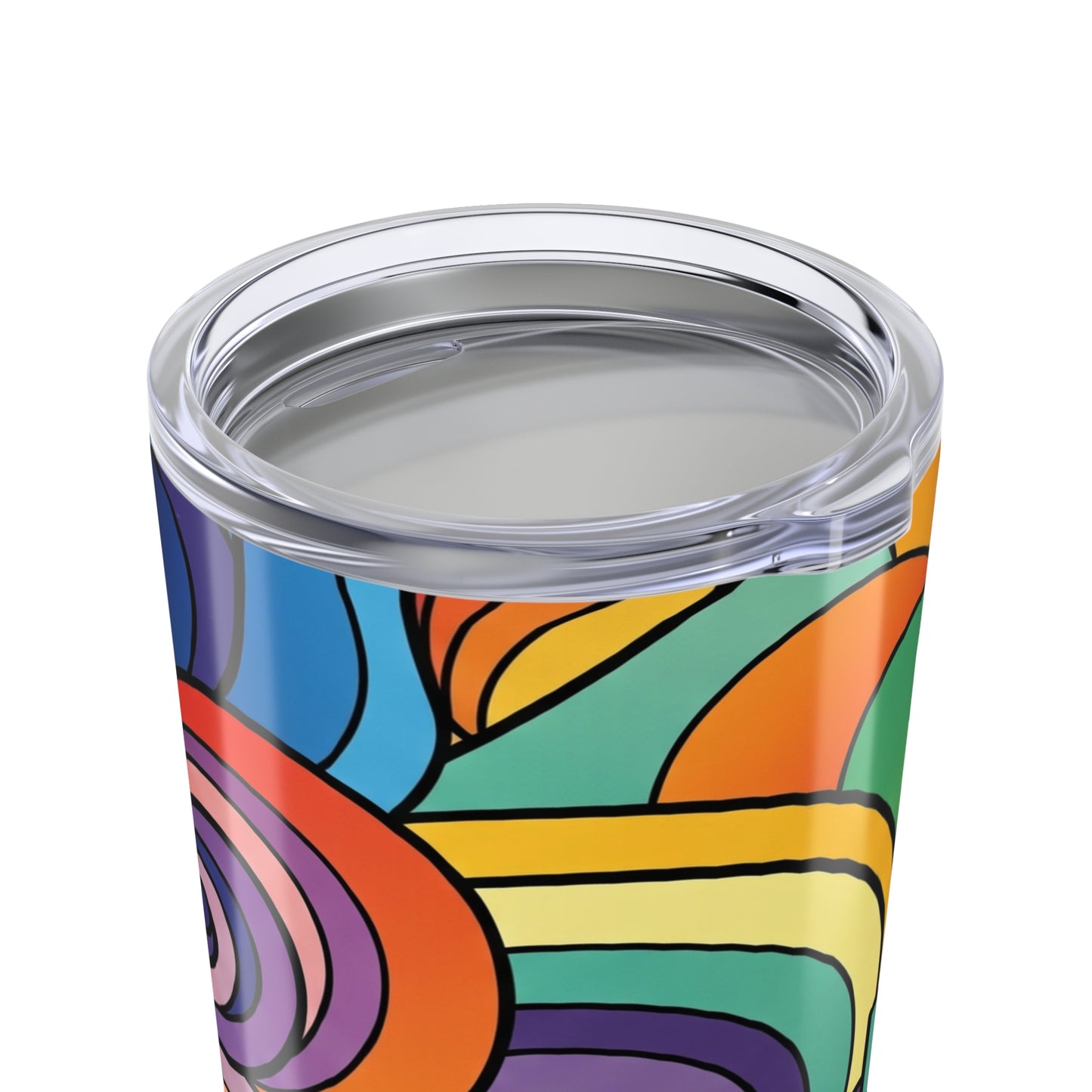 20Oz Stainless Steel Travel Mug With Double Wall Vacuum Insulation Spill Resistant Printed Design For Hot Or Cold