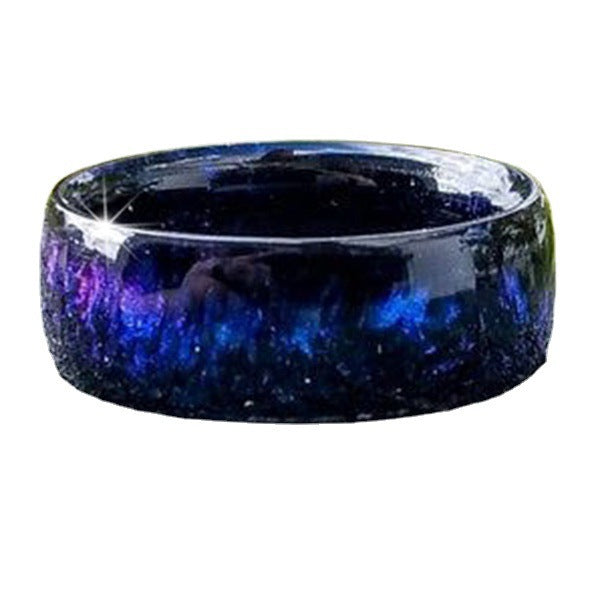 Unisex Acrylic Resin Geometric Ring Colorful Fashion Accessory For Women And Men Size 5 To 13 Trendy Accessory