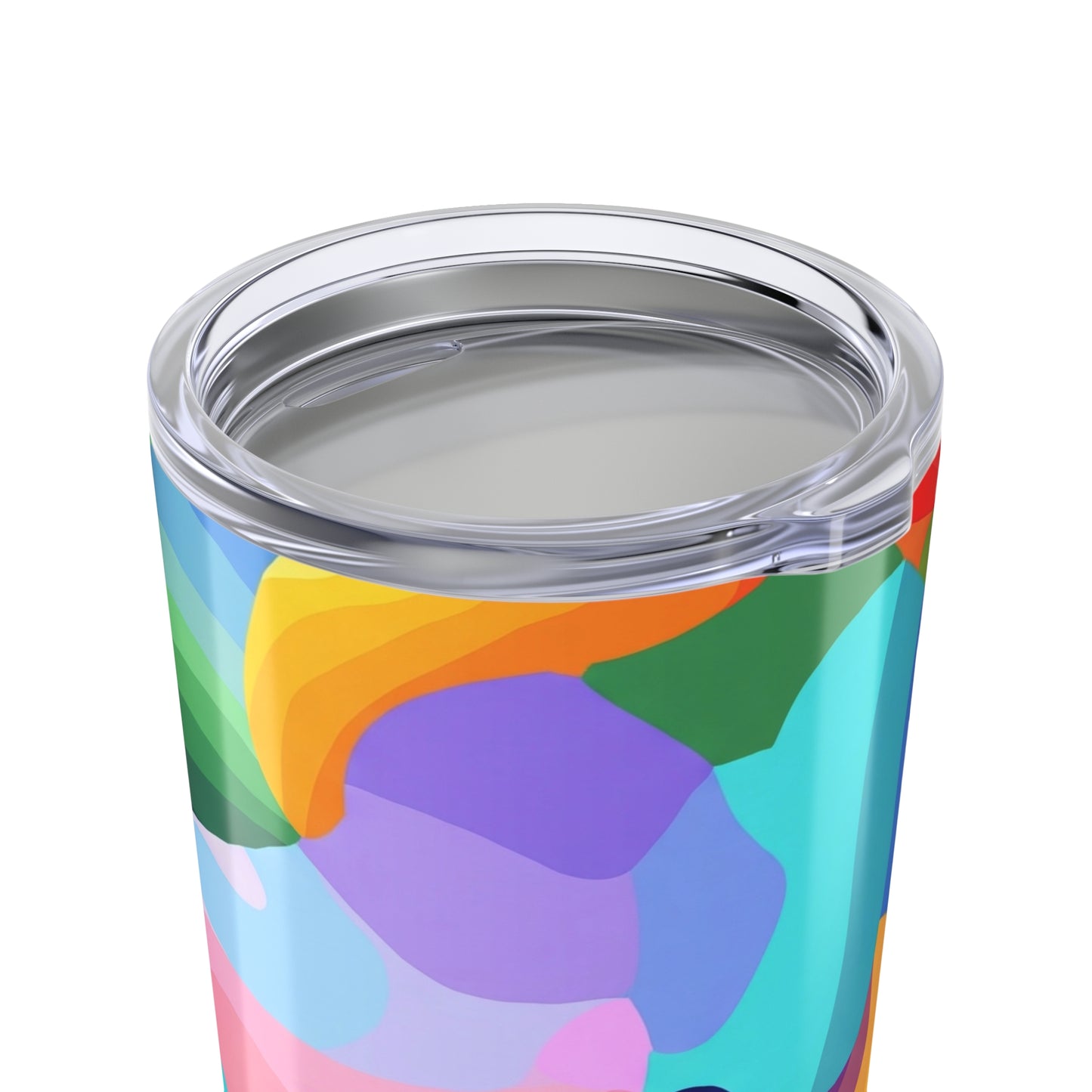 20 Oz Metal Travel Mug With Double Wall Vacuum Insulation Spill Resistant Printed Design For Hot And Cold Drinks