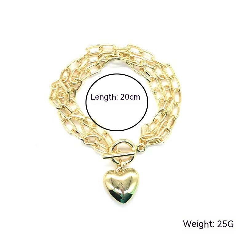 Bohemian Bracelet With Pearl Accents Geometric Shapes