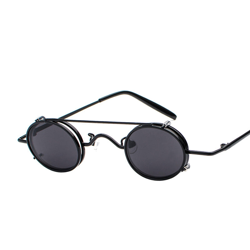 Vintage Sunglasses with Metal Frame Lightweight Removable Design 99 Percent Visible Light Perspective UV400 UV
