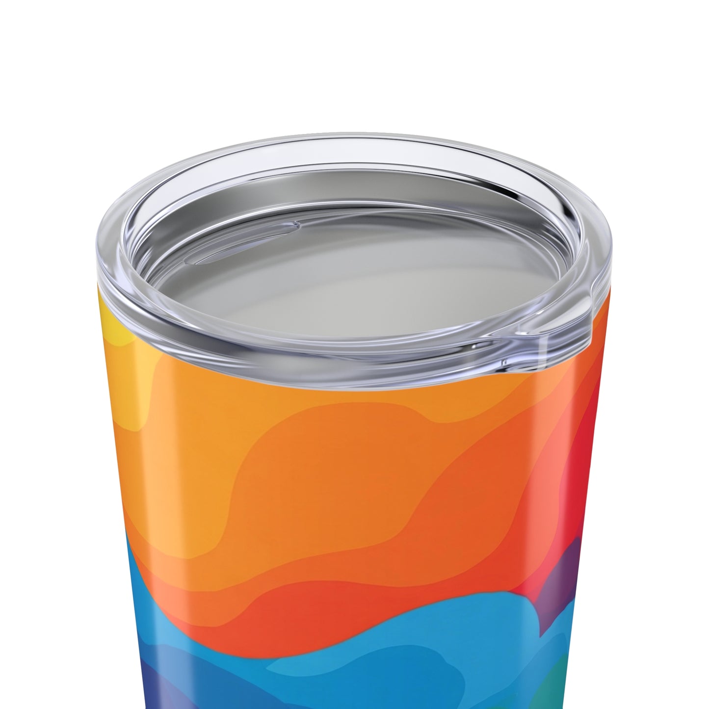 20oz Printed Stainless Steel Tumbler With Double Wall Insulation Spill Resistant Lid For Hot Or Cold Beverages