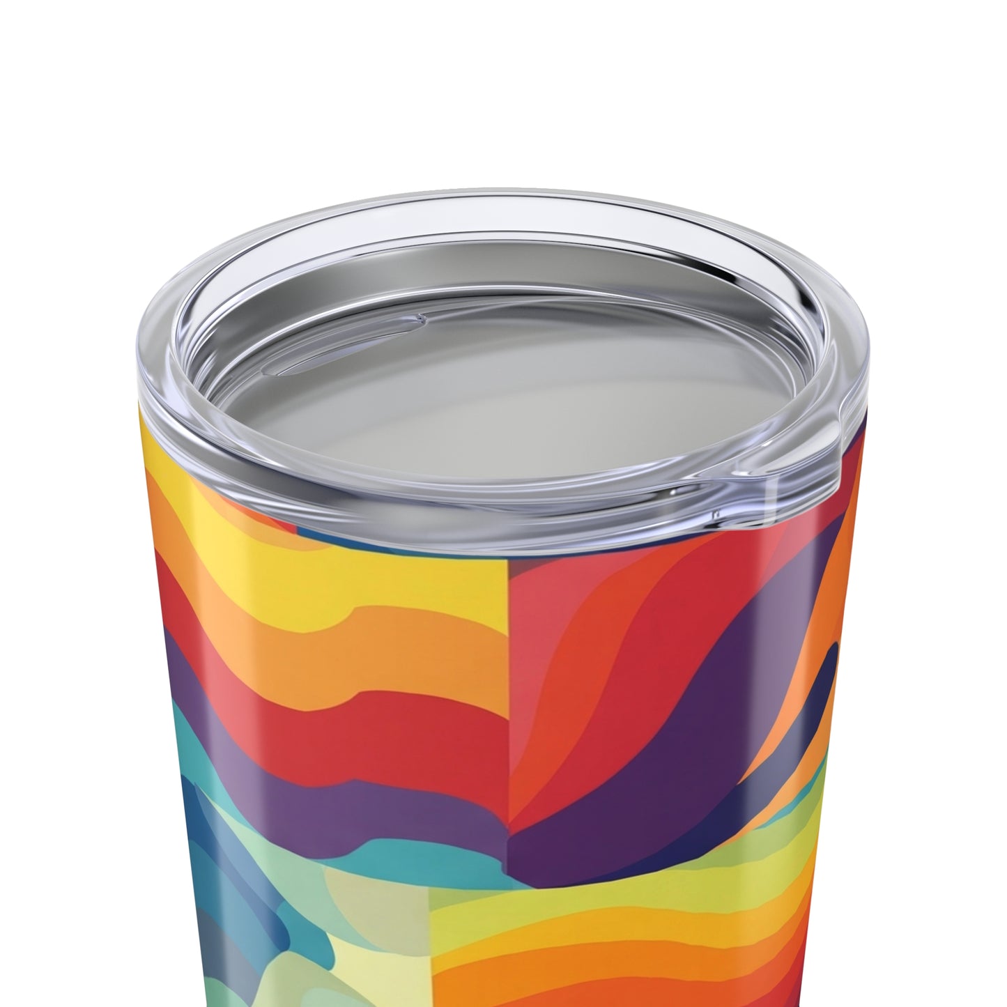 20oz Stainless Steel Tumbler With Printed Artwork Double Wall Vacuum Insulated Spill Resistant Travel Mug Hot Cold