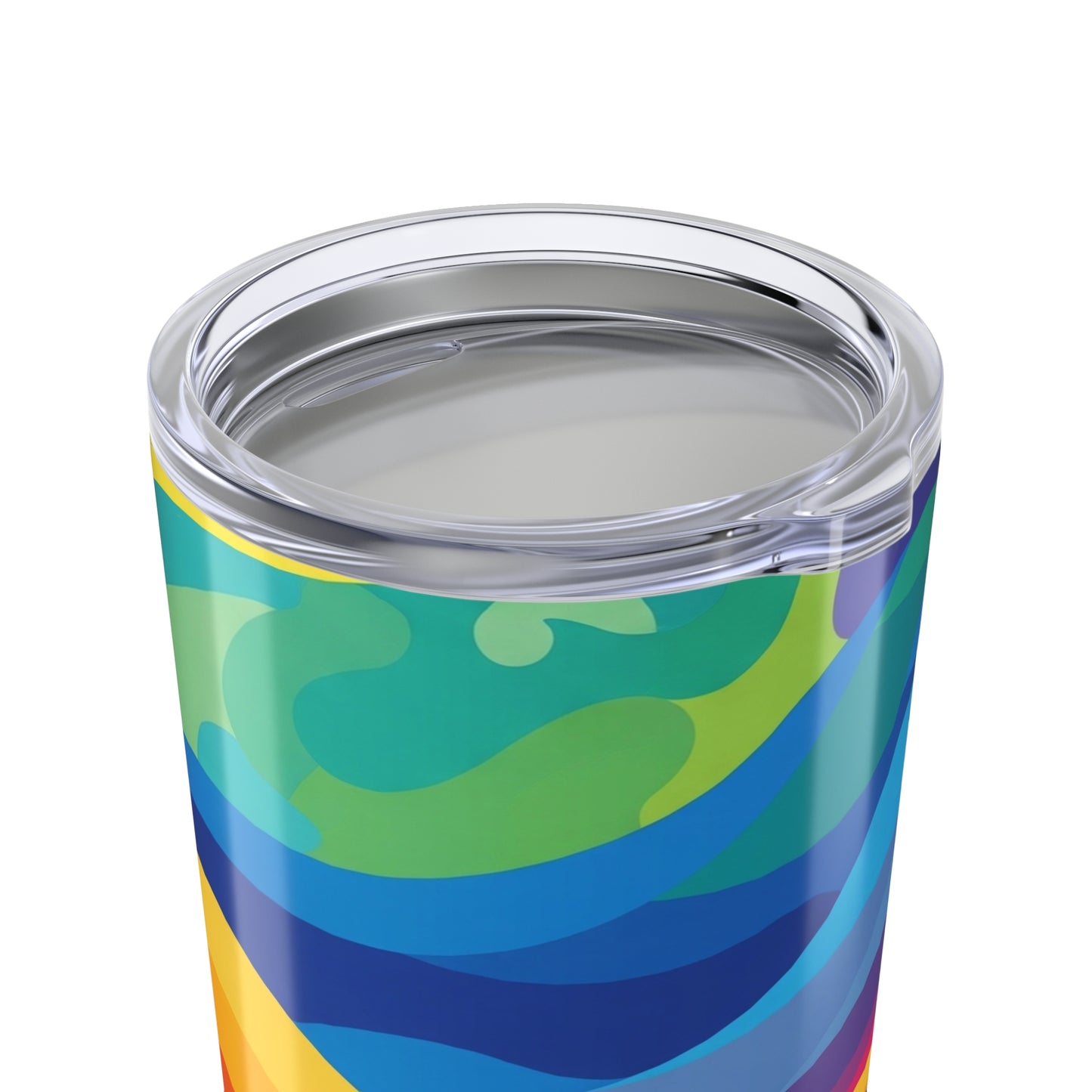 20oz Stainless Steel Travel Mug With Vibrant Printed Design Double Wall Vacuum Insulation Spill Proof Dishwasher