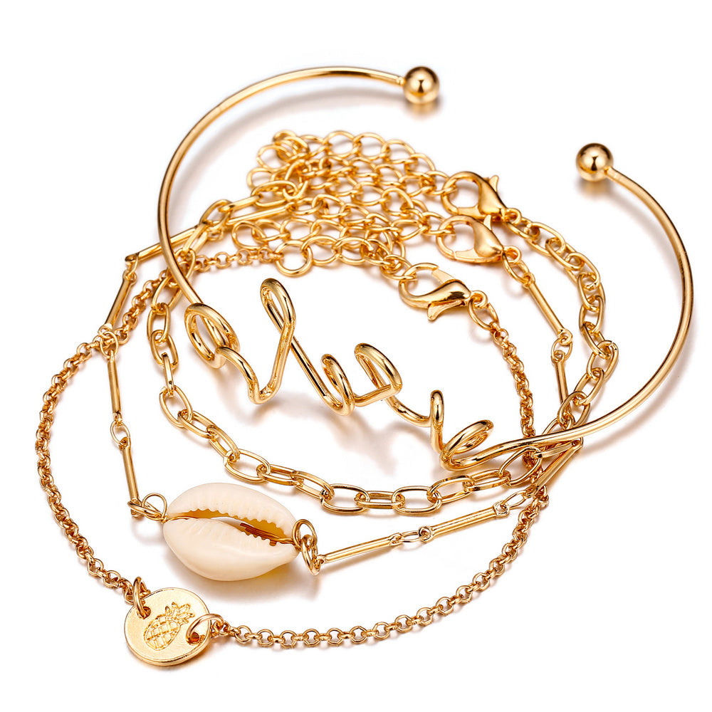 Alloy Bracelet Set For Women And Girls Fashionable Bracelets Stylish For Women Everyday Wear And Special Women