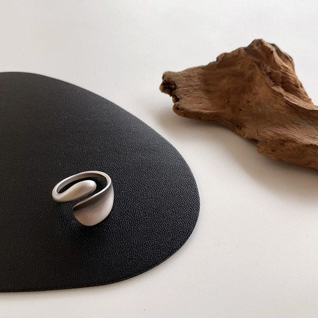 Womens Adjustable Index Finger Ring Gold Plated Copper Geometric Design Fashion Jewelry Everyday Wear New Look