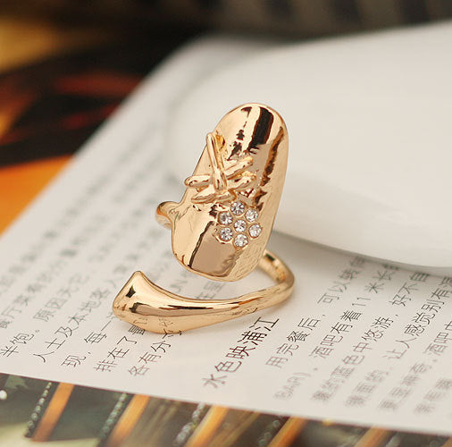 Adjustable Alloy Nail Ring Fashion Gift For Women Piece
