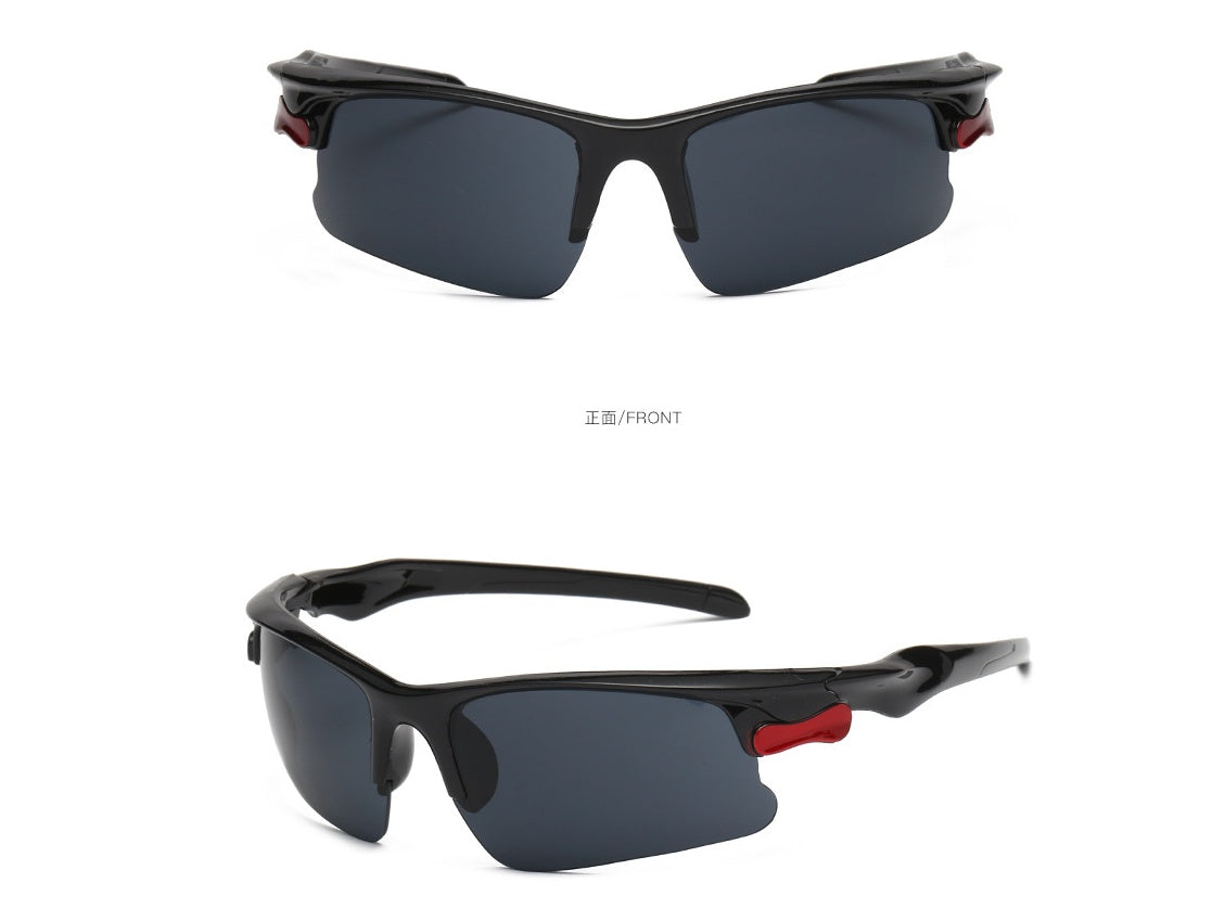 Sports Sunglasses UV400HD Protection PC Frame and Lens Windproof Glasses for Riding Outdoor Activities Eyewear