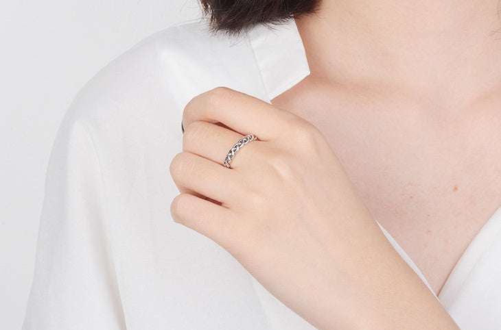 Copper Twist Ring Vintage Inspired Adjustable Band Classic