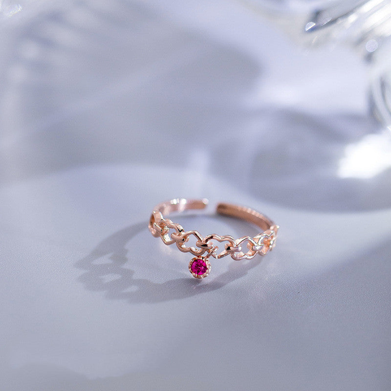 925 Silver Adjustable Open Ring For Women Minimalist Thin Band Jewelry Elegant Fashion Rings Daily Wear Durable