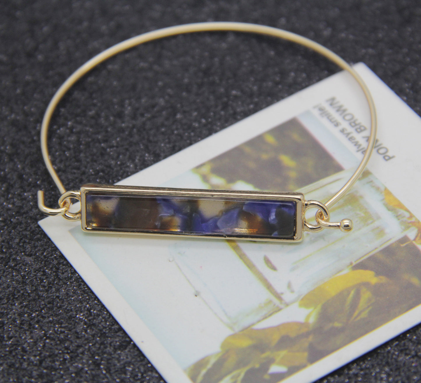 Copper Geometric Bangle Bracelet For Women Electroplated European Style Jewelry Fashion Accessory Sleek Finish