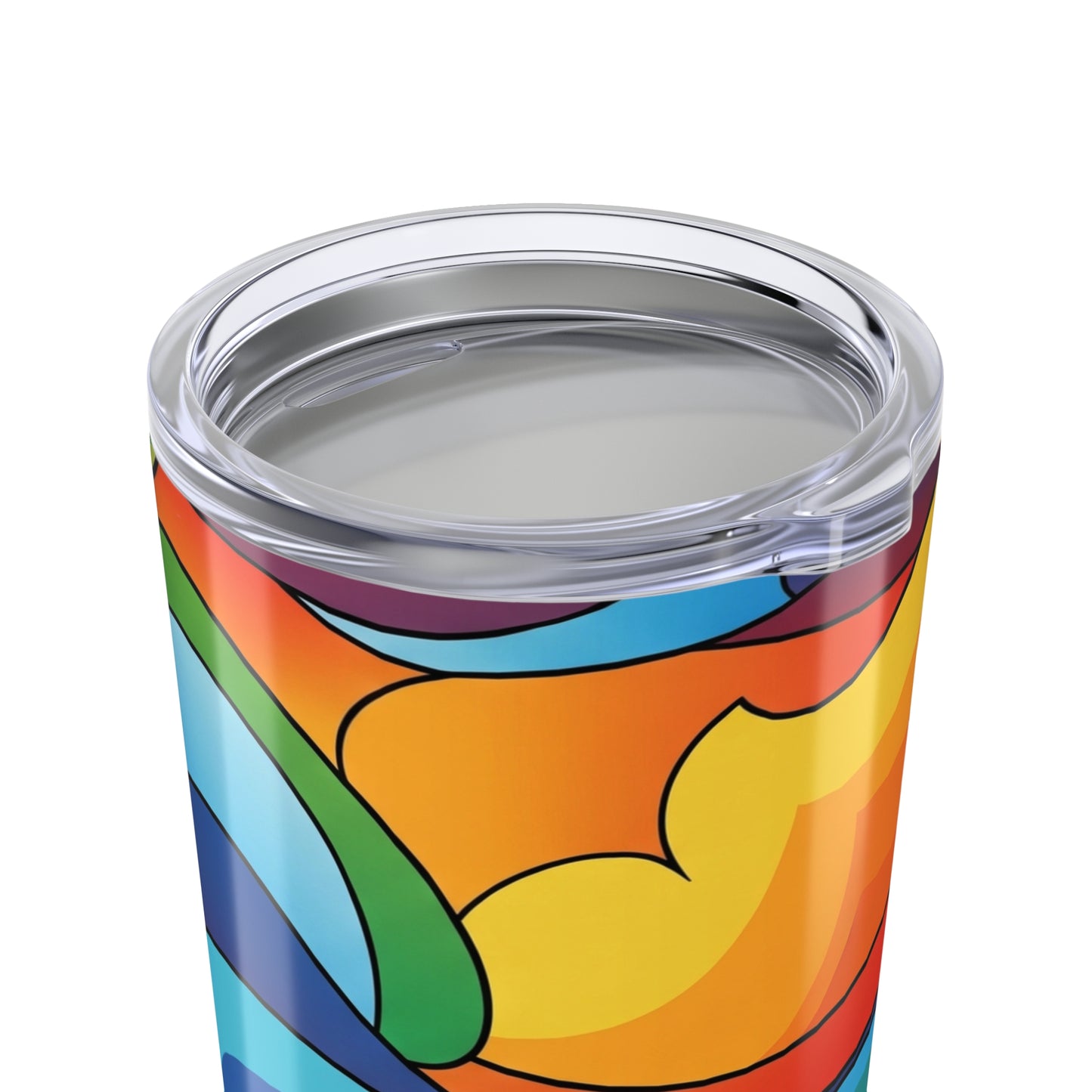 20oz Stainless Steel Tumbler With Printed Design Travel Mug Double Wall Vacuum Insulated Beverage Cup Dishwasher