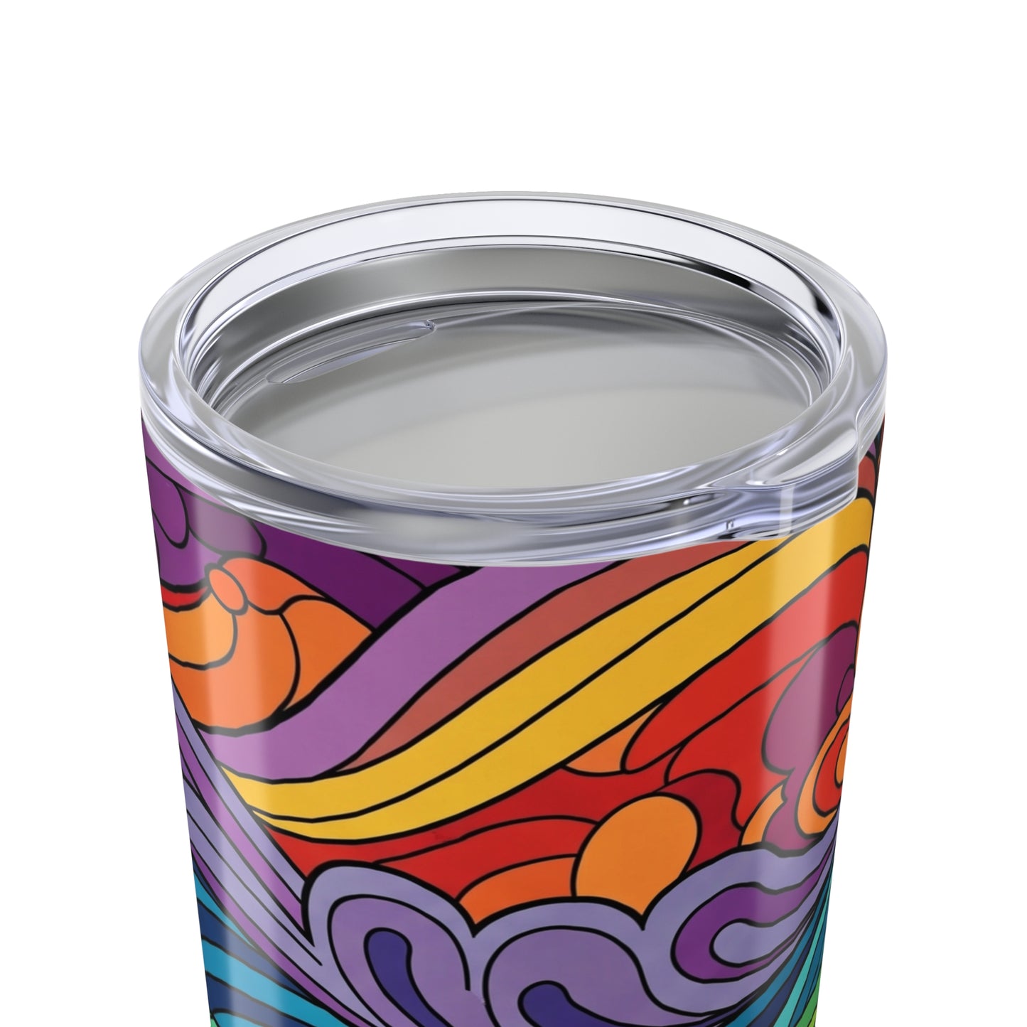 20oz Stainless Steel Travel Mug Double Wall Vacuum Insulated Spill Resistant Dishwasher Safe Keeps Beverages Hot