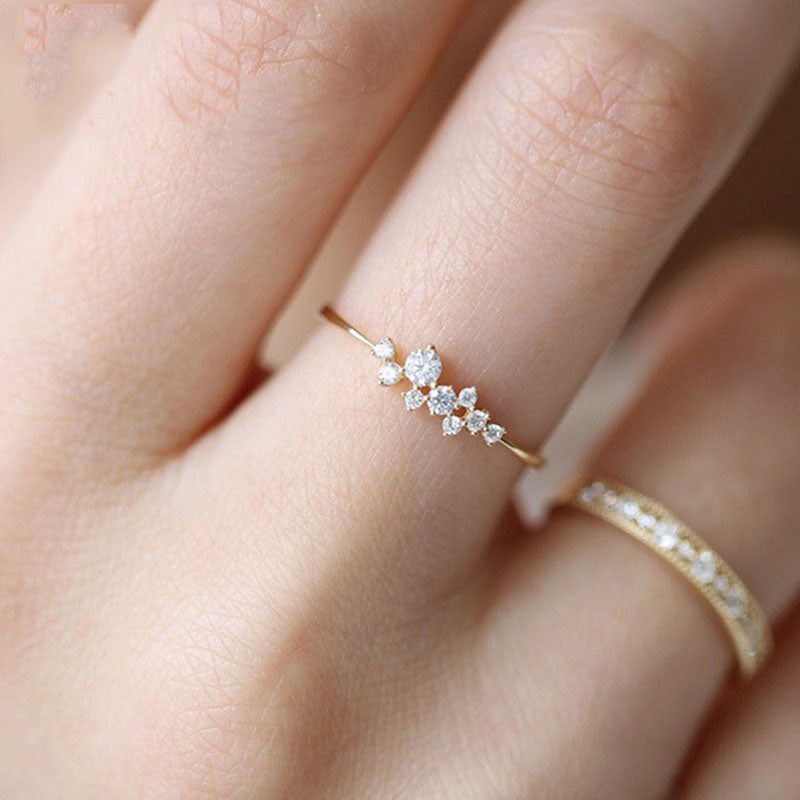 Alloy Metal Ring Fashion Jewelry Statement Ring For Women And Girls Trendy Korean Style New Trendy Accessory For Women