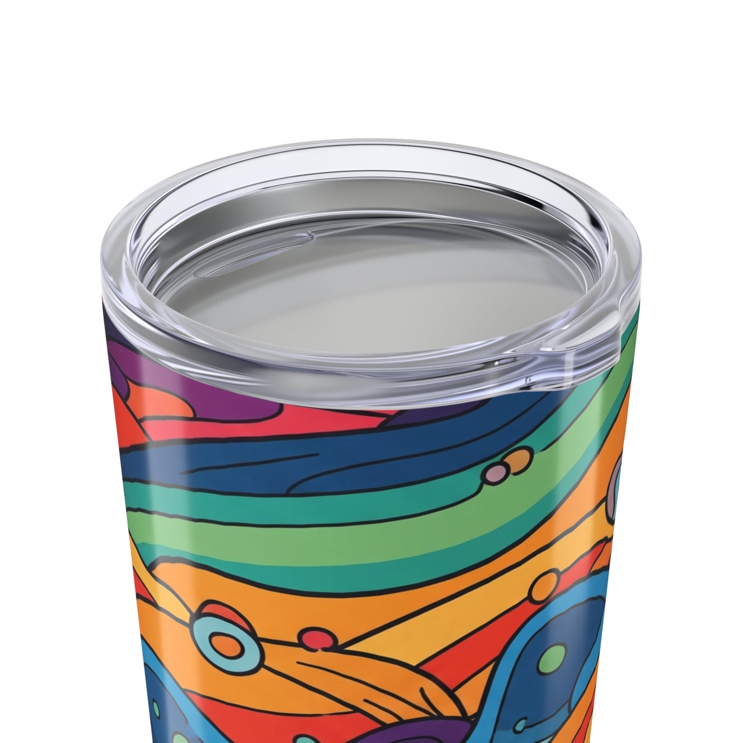 20oz Stainless Steel Tumbler With Double Wall Vacuum Insulation Leak Proof BPA Free Durable Printed Travel Coffee