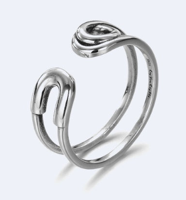 Elegant Double Ring Polished Silver Ring A Timeless Accessory For Women And A Sophisticated Ring For Special Occasions