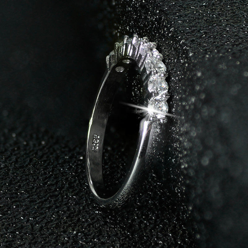 Copper Unilateral Half Ring Jewelry Minimalist Unisex Accessory For Everyday Wear Cute Simple Modern Gift Ideas