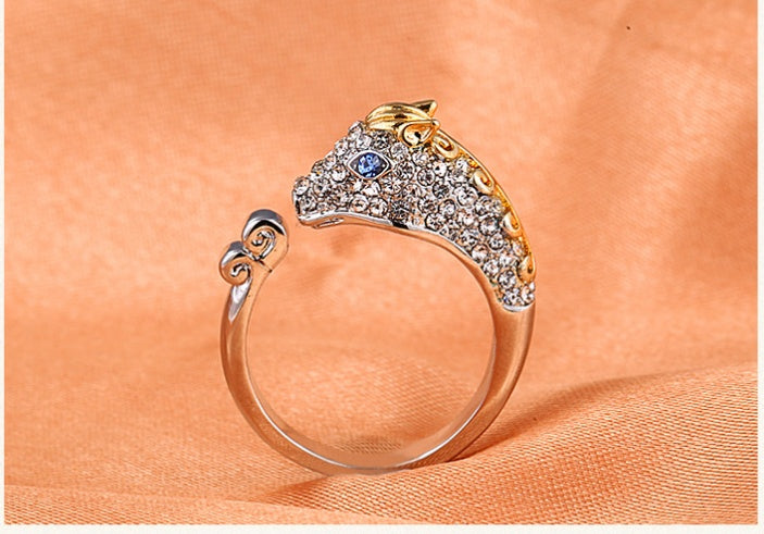 Zodiac Ring for Men and Women Unisex Alloy Jewelry Celebrating Sheep Tiger Dog and Horse Signs for Zodiac Fans