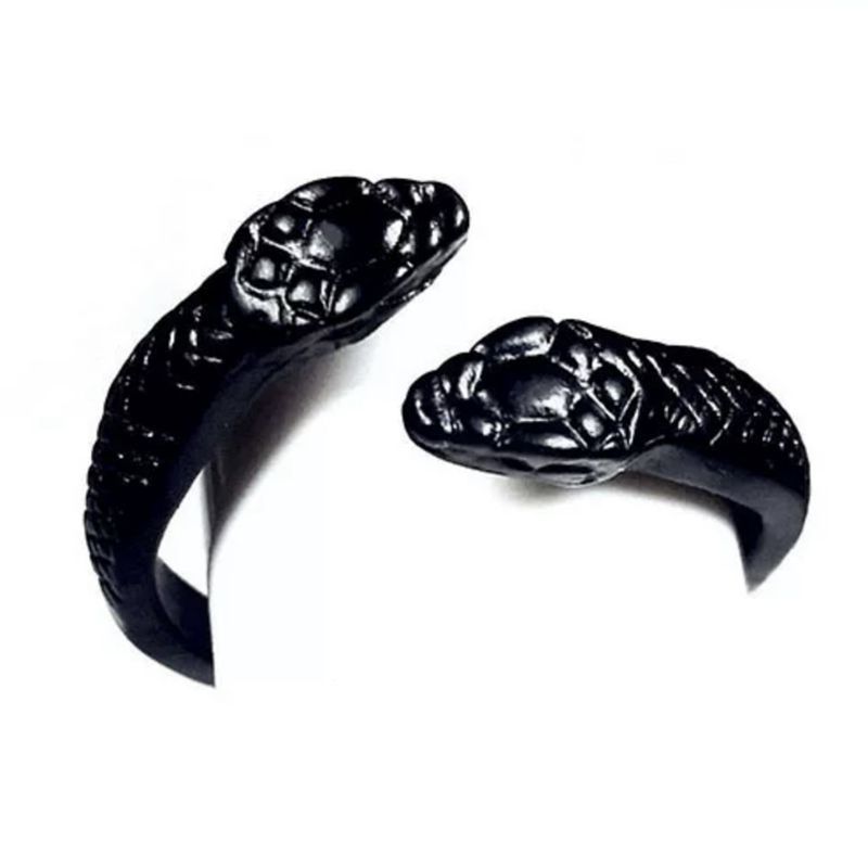 Adjustable Snake Ring Unisex Zodiac Animal Design Retro Metal Ring Punk Style Ring For Men And Women Unisex Zodiac