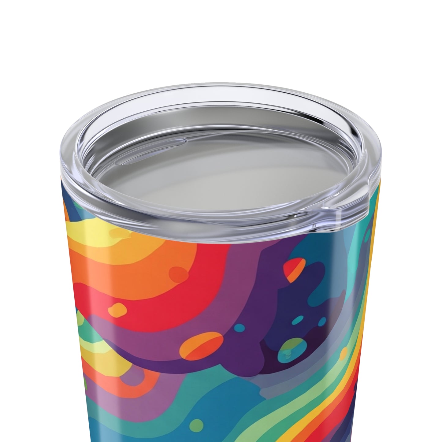 20oz Stainless Steel Tumbler with Double Wall Vacuum Insulation Spill Resistant Printed for Hot and Cold Drinks