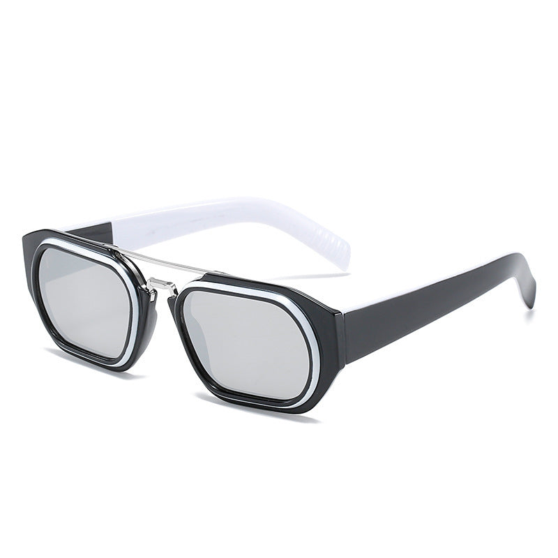 Mens Vintage Square Clip On Sunglasses UV400 Protection Plastic And Metal Frame Driving Fishing Outdoor AllDay