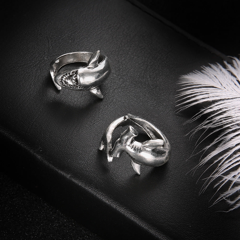 Adjustable Alloy Ring Set For Women Two Rings Included Elegant Electroplated Jewelry For Fashion Everyday Spark