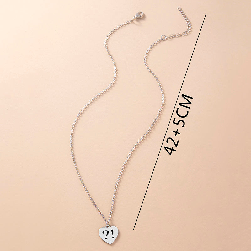 Womens Heart Pendant Necklace Stainless Steel Silver Tone Fashion Jewelry Heart Charm With O Chain Length 42cm