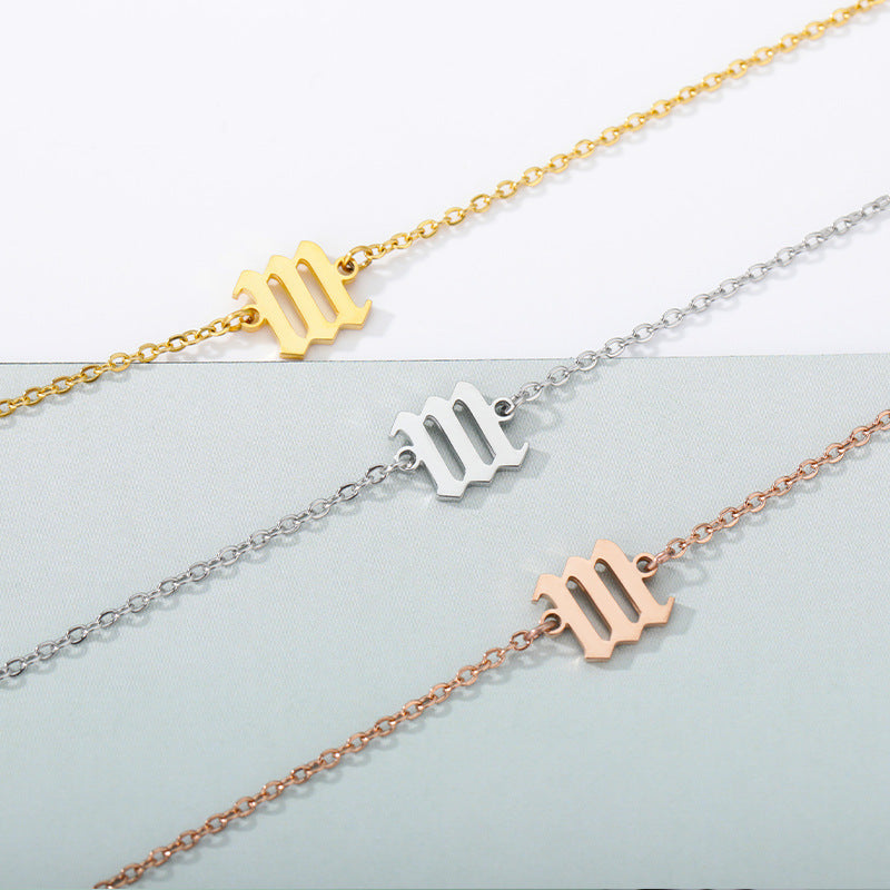 Angel Number Bracelet Stainless Steel Digital Number Jewelry Amulet Gift Gold Tone Fashion Gift For Daily Wear